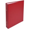 Raccoglitore ad anelli in cartone robusto laminato PP da 1,8 mm, 2 anelli da 30 mm, dorso da 40 mm, per formato DIN A5 Rosso