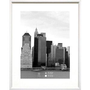 Cornice in plastica 40x50 cm METALLICA - bianco