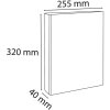 Raccoglitore ad anelli PP 4 anelli 30mm, per formato DIN A4 Blu