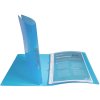 Raccoglitore ad anelli in PP 500? con 2 anelli 15mm, dorso 20mm, Crystal, per formato DIN A4 Blu