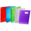 Raccoglitore ad anelli in PP 500? con 2 anelli 15mm, dorso 20mm, Crystal, per formato DIN A4 Blu