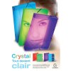 Raccoglitore ad anelli in PP 500? con 2 anelli 15mm, dorso 20mm, Crystal, per formato DIN A4 Blu