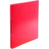 Raccoglitore ad anelli in PP 500? con 2 anelli 15mm, dorso 20mm, Crystal, per formato DIN A4 Rosso