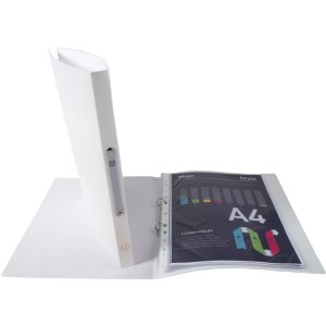 Raccoglitore ad anelli bianco 2 anelli din a4