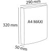 Raccoglitore ad anelli Exacompta A4 Exactive PP 30mm nero