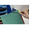Organizzatore in cartone Manila 400g pinzato con 7 scomparti e banda elastica, per formato din a4 colori assortiti