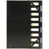 Cartella HARMONIKA Exactive 9 scomparti nero