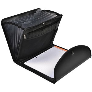 Cartella a4 Exafolio 6 pezzi nero