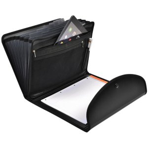 Cartella a4 Exafolio 6 pezzi nero