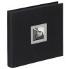 Walther Album fotografico in lino NERO BIANCO nero 26x25 cm 50 pagine nere