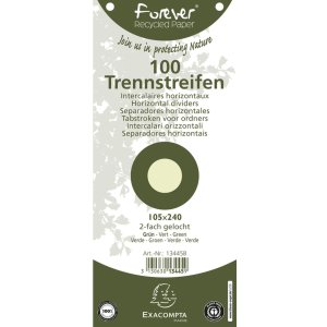 Strisce separatrici per il riciclaggio 190g verde