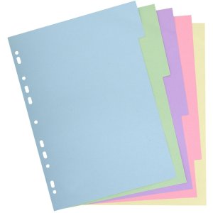 Linguetta A4 in cartone riciclato 5 pezzi