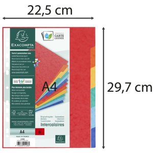 Registro Natura Futura DIN A4 con 6 schede