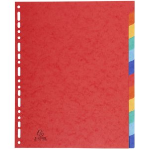 Indice A4 XXL Manila colorato 12 pezzi