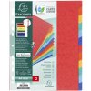 Indice A4 XXL Manila colorato 12 pezzi