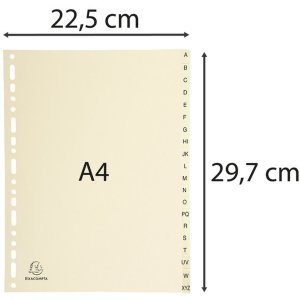 Registro DIN A4 con 20 schede