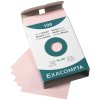 Confezione da 100 cartoncini non perforati, DIN A7 74x105mm, 205g, foderati Rosa