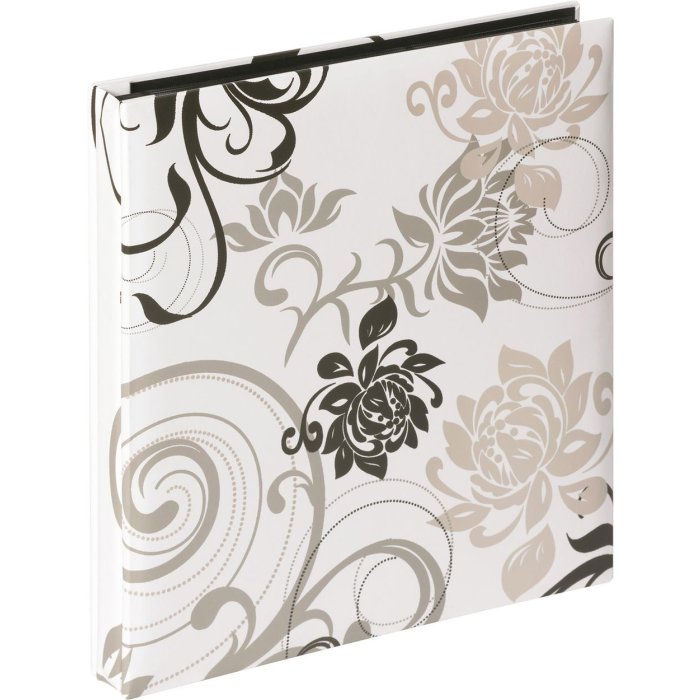 Walther Album grindy bianco 400 foto 10x15 cm pagine nere