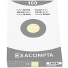 Schede Exacompta A5 a scacchiera non perforate 100 pezzi giallo