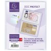 Confezione da 10 custodie protettive per carte di credito e biglietti da visita in PVC liscio 150µ, 64x110mm
