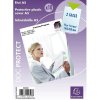 Confezione da 10 buste protettive, singole, in PVC liscio 150µ, per formato DIN A5