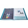 Cartella A4 10 maniche verde