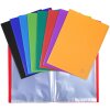 Cartella espositiva A4 20 tasche 8 colori assortiti