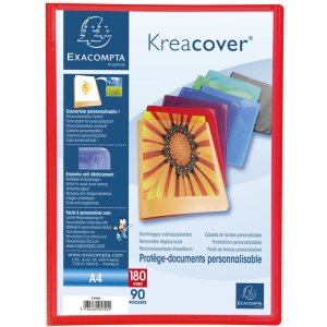 Cartella in PP con 90 buste Krea Cover DIN A4 assortito