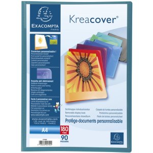 Cartella in PP con 90 buste Krea Cover DIN A4 assortito