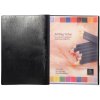 Cartella espositiva con copertina morbida in pp 300? 20 tasche vega opaco, per formato din a4 nero