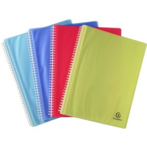 Exacompta 56172E Cartella a spirale 30 tasche Linicolor...