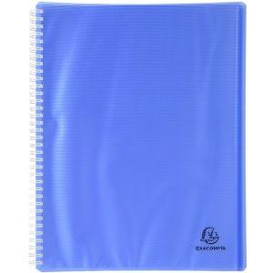 Exacompta 56172E Cartella a spirale 30 tasche Linicolor DIN A4 colori assortiti