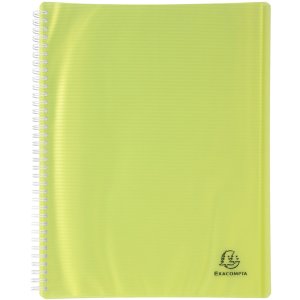 Exacompta 56172E Cartella a spirale 30 tasche Linicolor DIN A4 colori assortiti
