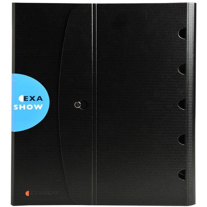 Cartella di presentazione ExaShow 30mm Exaclair, din a4 Nero