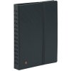 Libro per biglietti da visita Exacard con 20 buste rimovibili per 120 biglietti Exactive, 20x14,5cm Nero