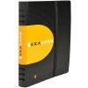 Libro per biglietti da visita Exacard con 20 buste rimovibili per 120 biglietti Exactive, 20x14,5cm Nero