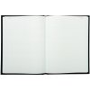 Blocco note con copertina in lino laminato, DIN A4, 100 fogli, 110g, a scacchiera
