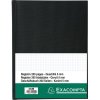 Blocco note con copertina in lino laminato, DIN A4, 100 fogli, 110g, a scacchiera