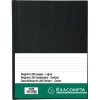 Blocco note con copertina in lino laminato, DIN A4, 100 fogli, 110g, foderato