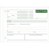 Libro delle ricevute con voucher e dichiarazione IVA 2 fori 2x50 fogli, DIN A6