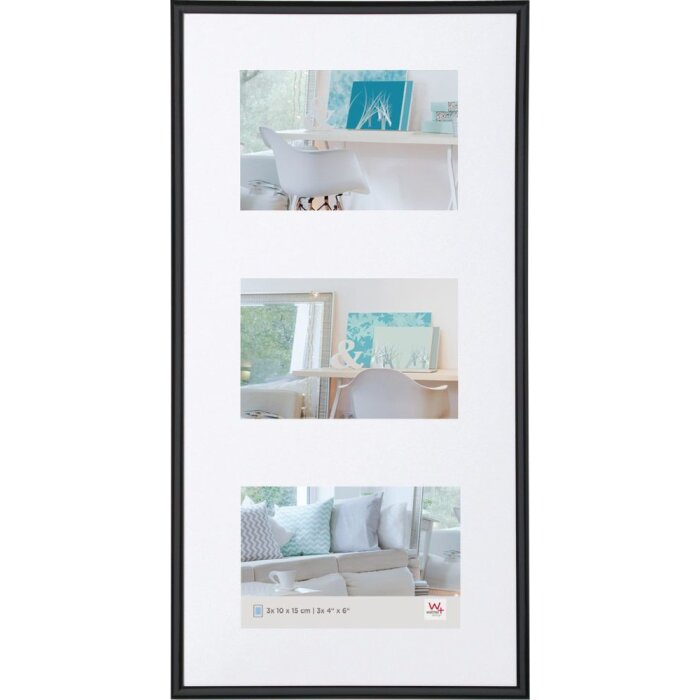 Cornice da galleria nera 3x 13x18 cm New Lifestyle
