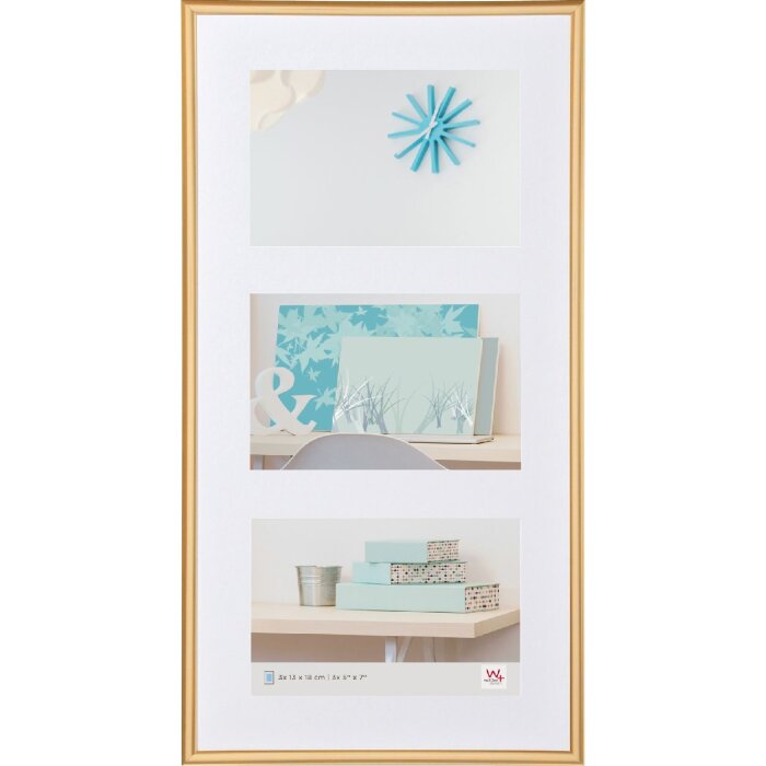 Galleria Cornice oro 3 foto 13x18 cm New Lifestyle