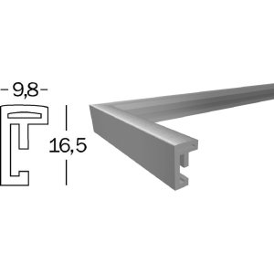 Walther Galleria Cornice New Lifestyle argento 3 foto 13x18 cm