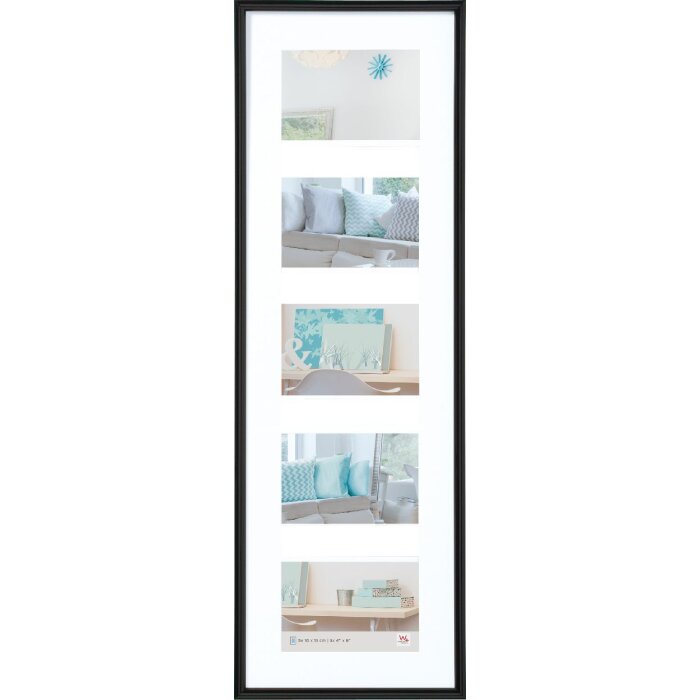 Cornice da galleria 5x 10x15 cm New Lifestyle nero
