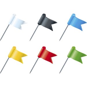 Bandiere di marcatura in blister 20 pezzi colori assortiti