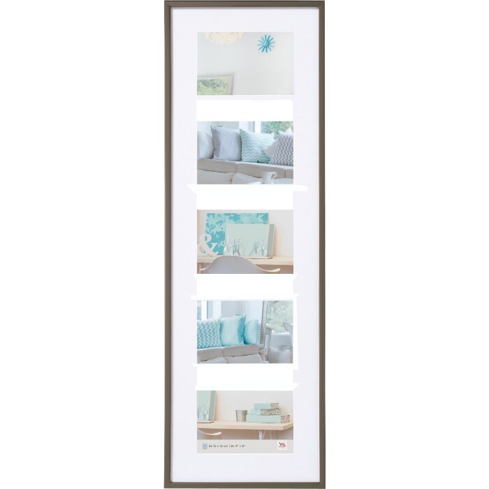 Walther Cornice da galleria in plastica New Lifestyle 5 foto 10x15 cm acciaio
