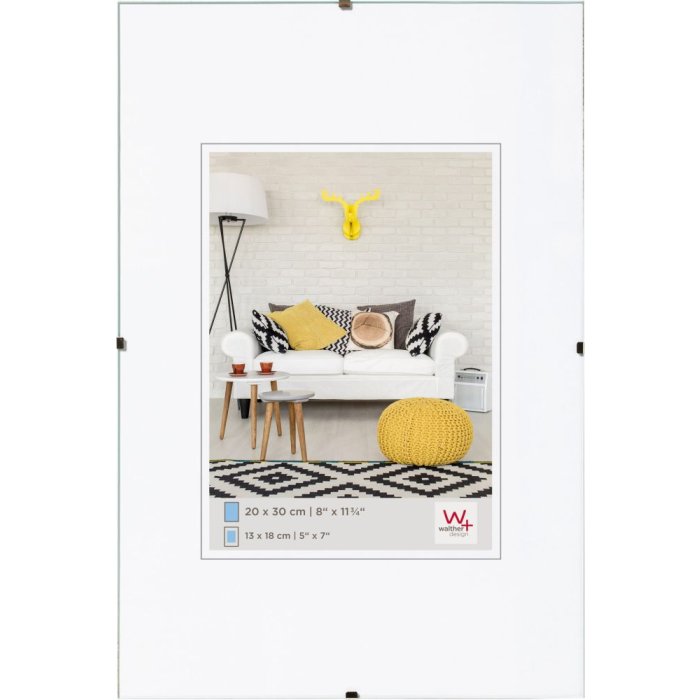 Walther Clip Frame 30x45 cm Vetro normale Portafoto senza cornice