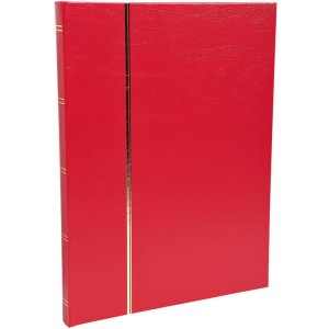 Album di francobolli 32 pagine bw rosso 16,5x22,5 cm