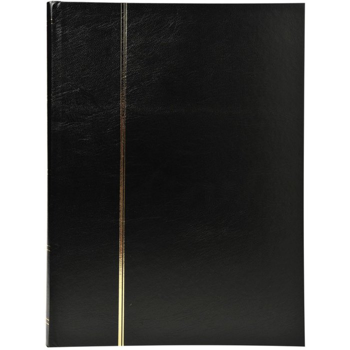Album di francobolli 16 pagine nero 22,5x30,5 cm