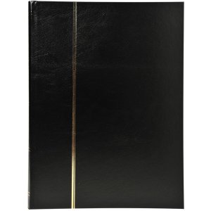 Album di francobolli 16 pagine nero 22,5x30,5 cm